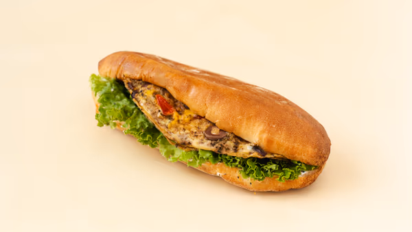 Mediterranean Omelette with Yogurt Sauce in Fluffy Loukou Pitta